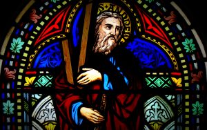 St Andrew with the Saltire