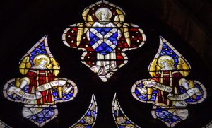 Angels with St. Andrew's Cross