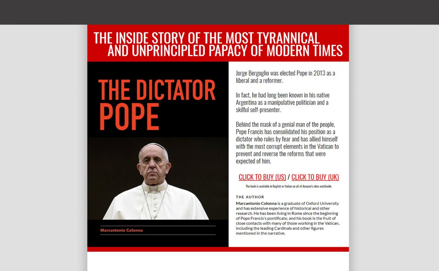 The Dictator Book, Available Now - OnePeterFive