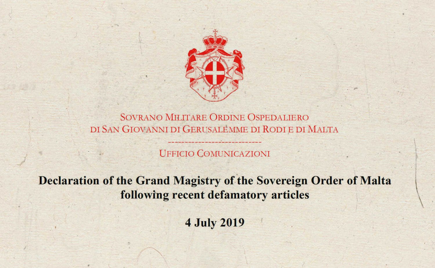 Order of Malta to elect new Grand Master amid constitutional clash –  Catholic World Report