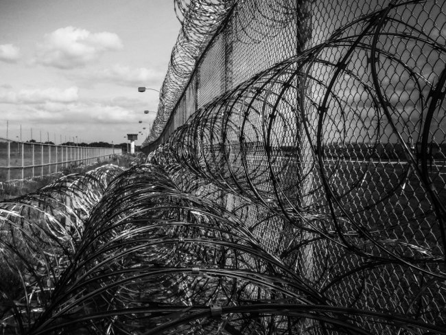 prison barbed wire