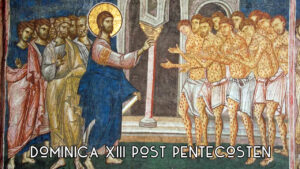 Diebus Saltem Dominicis – 13th Sunday after Pentecost: Be A Backwardist